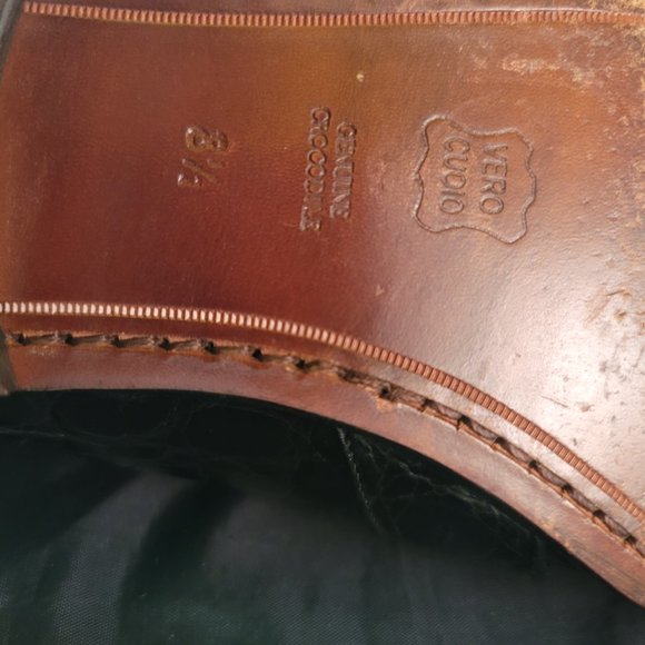 MG Mister Guy Crocodile  Dress Shoes Size 8.5 Saint Louis main image 4